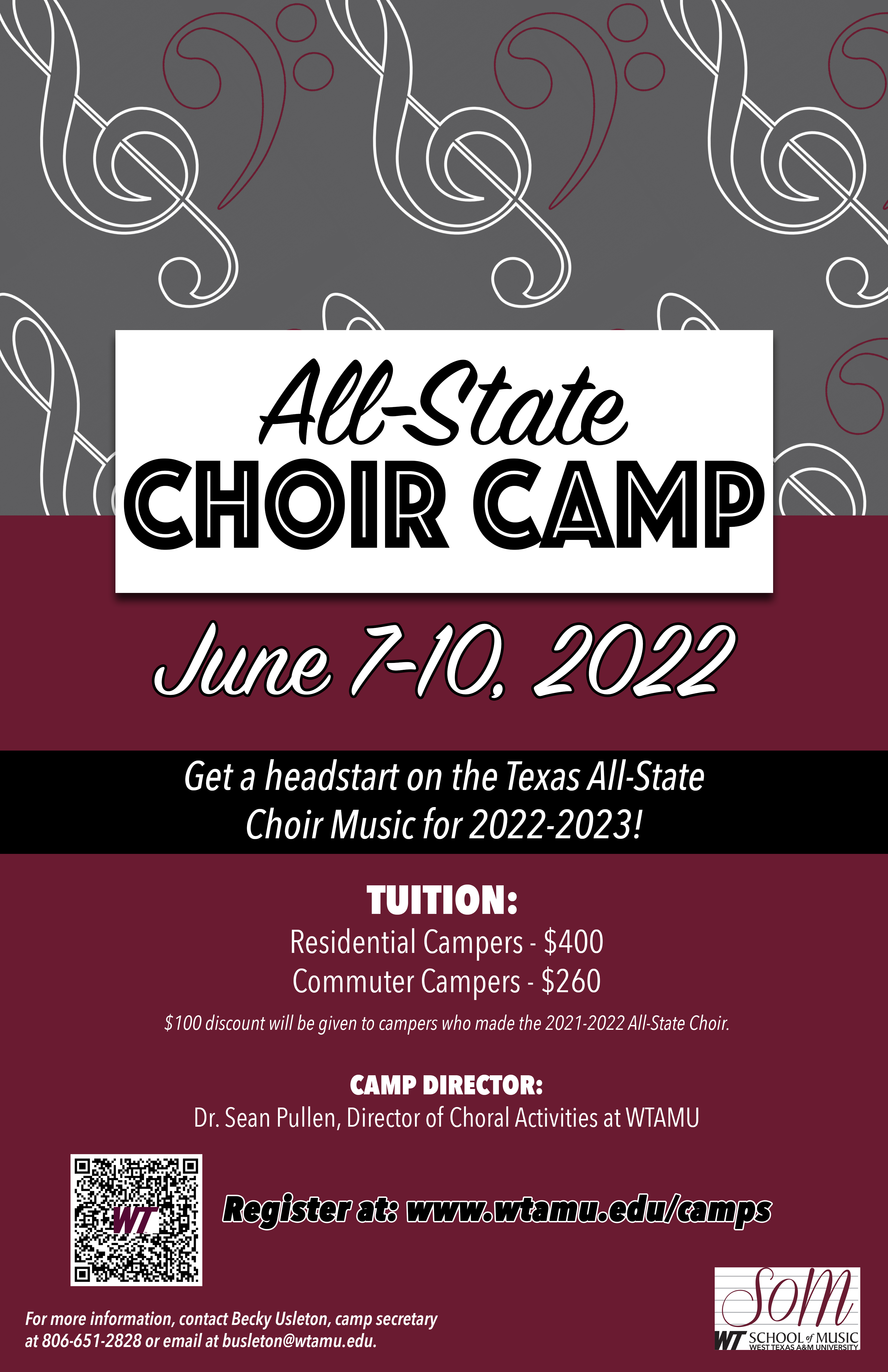 Choir Camp Poster